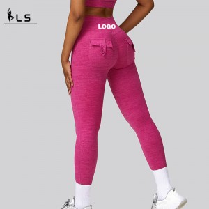 SC1093 Női edzés Leggings magas derék edzés