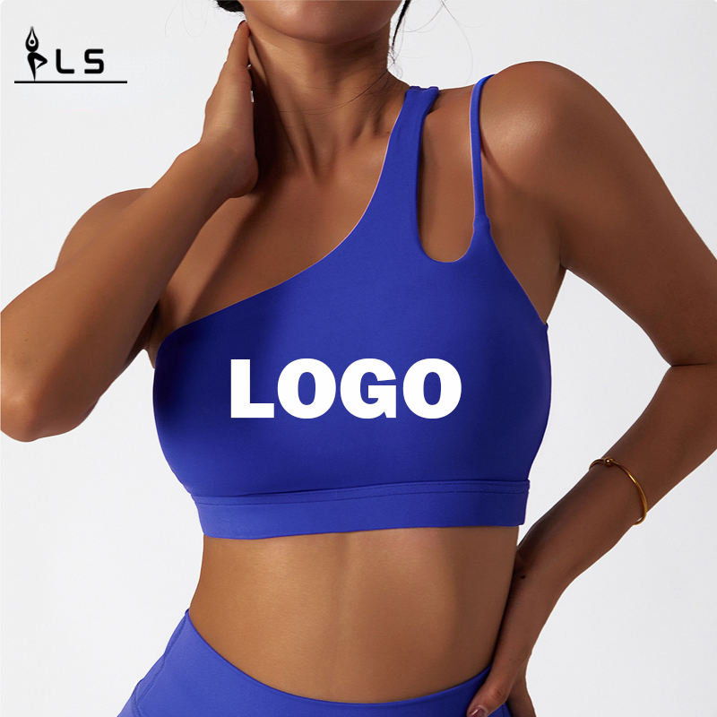 Sc10171 Quake -proof párnázott sport fitnesz edzés tornaterem sport melltartó One vállnagy hatással támogatja a mellény sokkoló sport melltartót