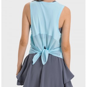 SC10258 TOPS Gyors, száraz tartály felső tornaterem sport jóga tavaszi divat laza blúz jóga mellény tartály teteje