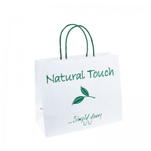 papírzacskó fogantyú barna papírzacskóknyomtatott fogantyú tervező csomagolás papírzacskó ajándékhoz