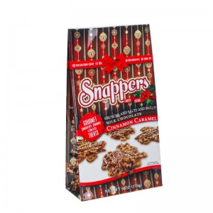 Prémium fehér kraftnagykereskedelmi csomagolás élelmiszer -papír táskák csomagolása