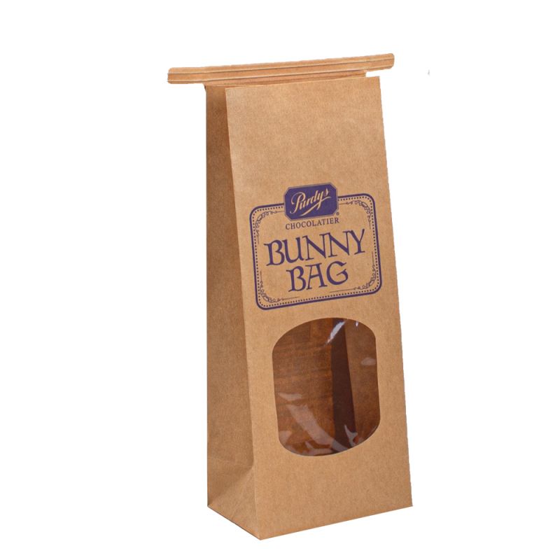 Egyéninyomtatott logó barna papírzacskók elvihető kézműves vásárlás ételek csomagolása papír táska