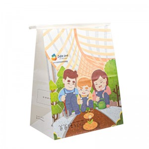 Nagykereskedelmi egyéni méretű kraft papírcsomagoló táskák kenyér szendvicshez