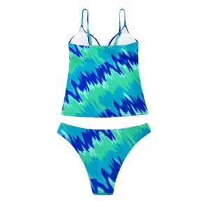 Réce húzózsinór két darabból álló fürdőruhás