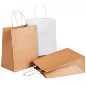 Kraft papírzacskó a saját logójával