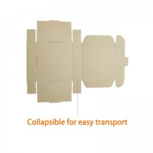 Egyéni tervezés logóvalnyomtatott luxus hullámosított csomagolás ajándék szállítás csomagolási papírdobozok Mailer szállítási doboz