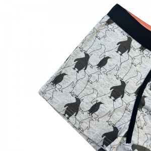 Oemnagykereskedelem plusz méretűnyomtatott bokszok lélegző poliészter fehérnemű férfiak testreszabott logóvalnyomtatott bokszolók