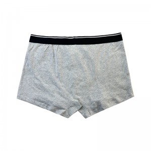 Testreszabja a sima színű fehérneműt, teljesnyomtatott, kényelmes puha férfiak karácsonyi boxer rövidnadrág szürke fehérnemű