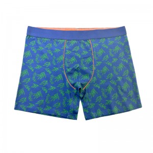 Divat teljesnyomtatott sima színű fehérnemű férfiak karácsonyi boxer rövidnadrág testreszabja a kényelmes lágy férfiakat