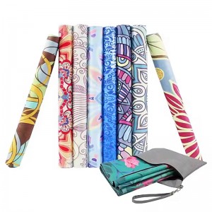 Velúr (mikroszál) gumi jógaszőnyeg