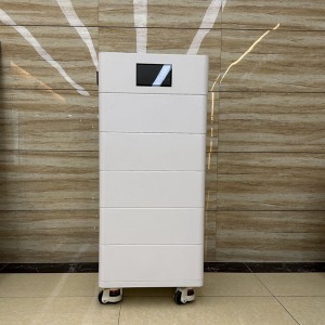 51,2 V 100A LIFEPO4 egymásra rakható akkumulátorcsomag intelligens intelligens LED képernyővel 5kWh 10kWh 15kWh 20 kWh max Power akár 40kWh -ig