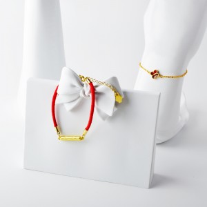 Új 4 Barack Virágok Üreges   A fehér Shell Barack Virág Kiegészítők Karkötő