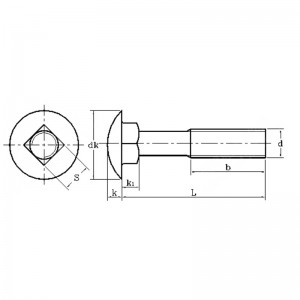 rozsdamentes acél kocsicsavar