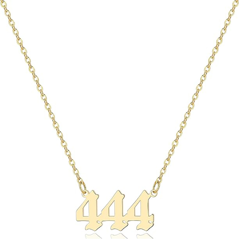 Arany 444 Guardian Necklace Numerology Jewelry