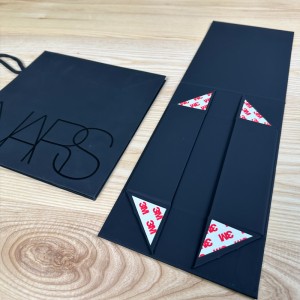 Fekete Luxe összecsukható doboz & Táskakészlet