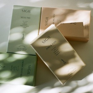 Elegáns minimalista parfüm csomagolás