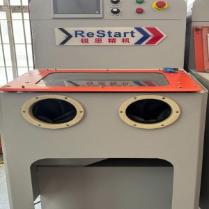 Csiszoló folyású polírozó és sorjátlanító berendezés