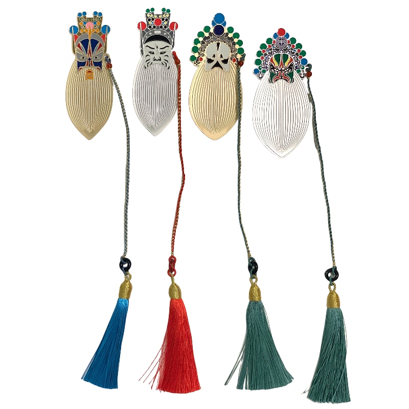 Kínai opera maszk könyvjelző