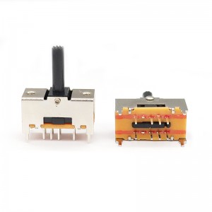 Slide kapcsoló TS23E02, dupla-8. sor-Pin lengő kapcsoló, zaj-A fejhallgató és a hangszórók törlése