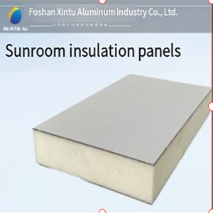 Alumínium ötvözet szigetelt lapos panelek a tetőn