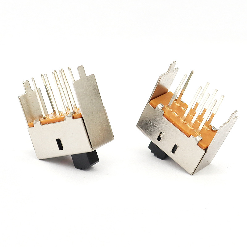 Slide kapcsoló S23E03 MICRO SLID kapcsoló a hajszárító füstölő égőjéhez, dupla-8. sor-tű függőleges kettő-helyszíni kapcsoló helyzet