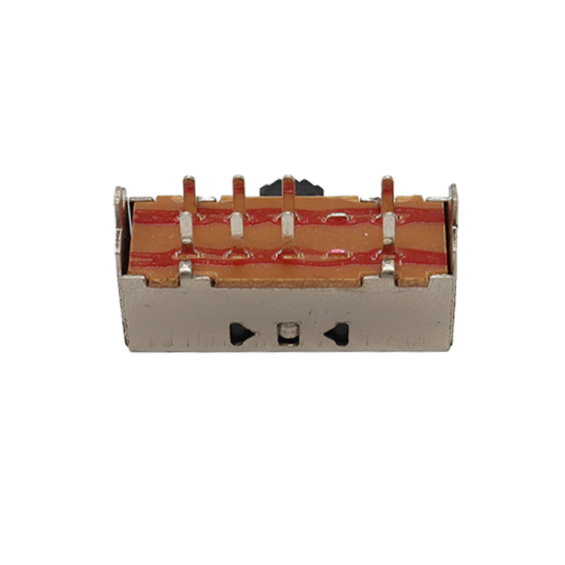 Slide kapcsoló SK23H01 kis bipoláris három-második helyzet-nyolcadik sor-Pin vízszintes oldal-Húzza a 2P3T csúszdaváltást