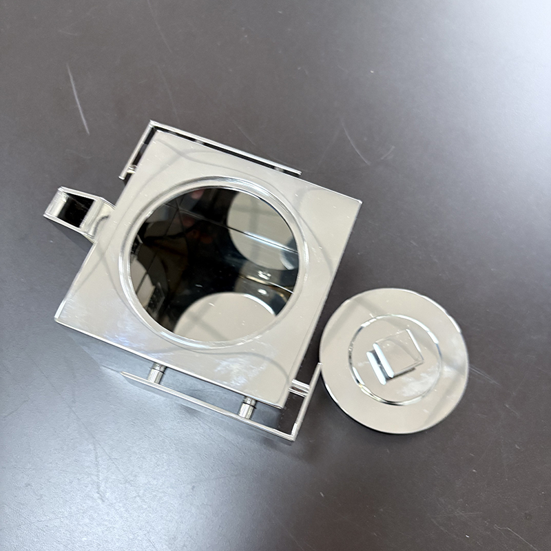 Zotye rozsdamentes acél fém ezüst galvanizálás egyszerű kialakítás 8,5 cm -es rozsdamentes acél teáskanna