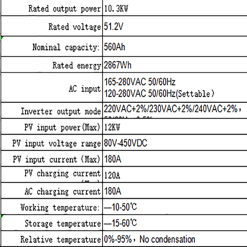 Háztartási energiatároló akkumulátor (három)