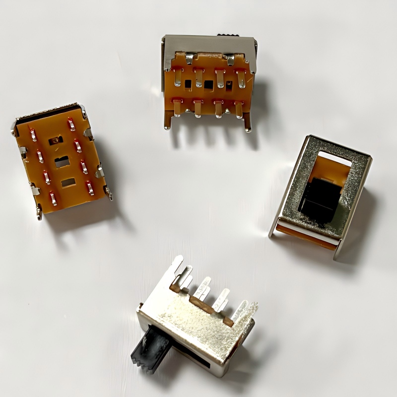 tolókapcsoló SS23F06 3-pozíció, 10-tűs kialakítás LED-lámpákhoz -- Közvetlen Dongguan Factory