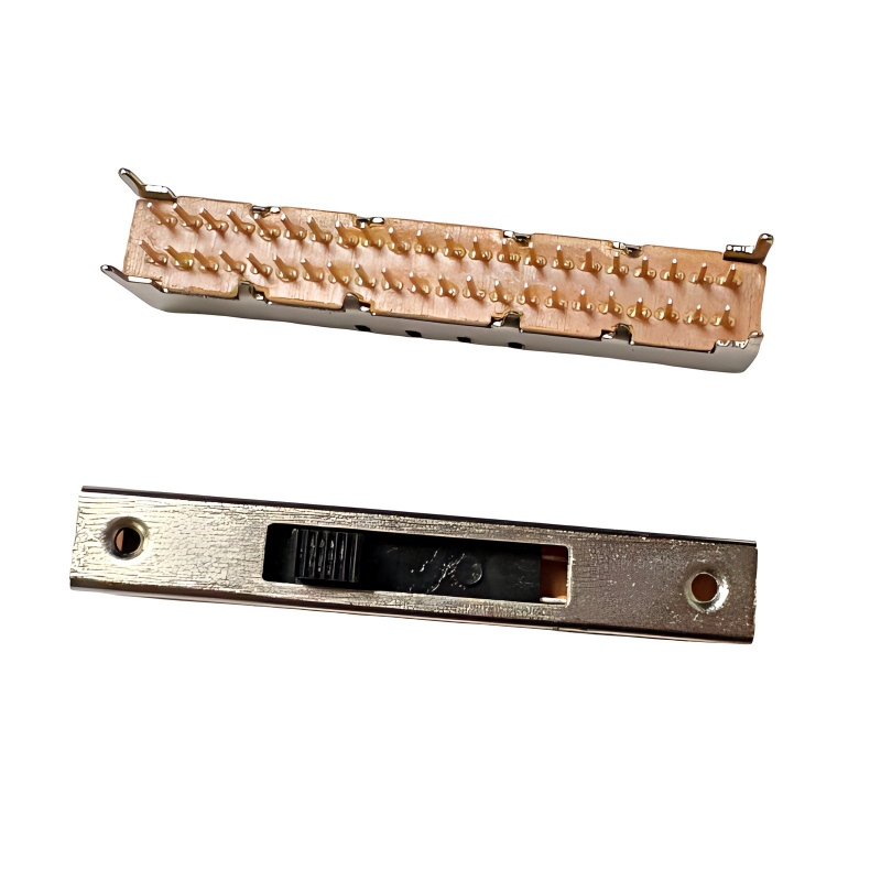 SS csúszókapcsoló-49D01 Függőleges-Felszerelve 9-Dupla pozíció-Pole Double-Soros miniatűr tápkapcsoló játékokhoz